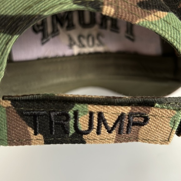 New Camouflage 2024 President Donald Trump Hat Save America Again Baseball Cap - Picture 5 of 5